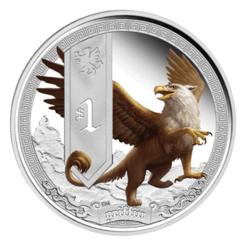 1 oz Mythical Creatures The Griffin Silver Coin | Perth Mint