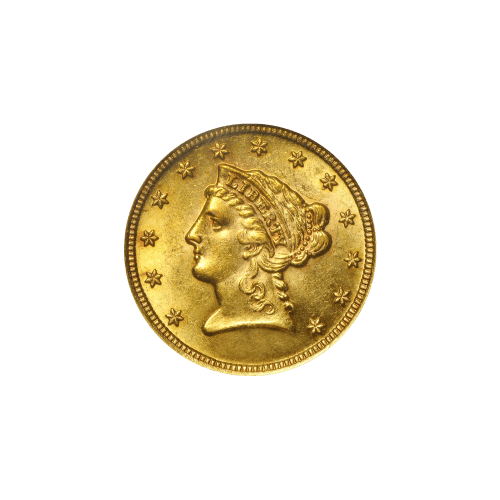 Pièce 2,5 $ en or MS-61 Liberté Quart d'Aigle Année aléatoire | Monnaie des États-Unis