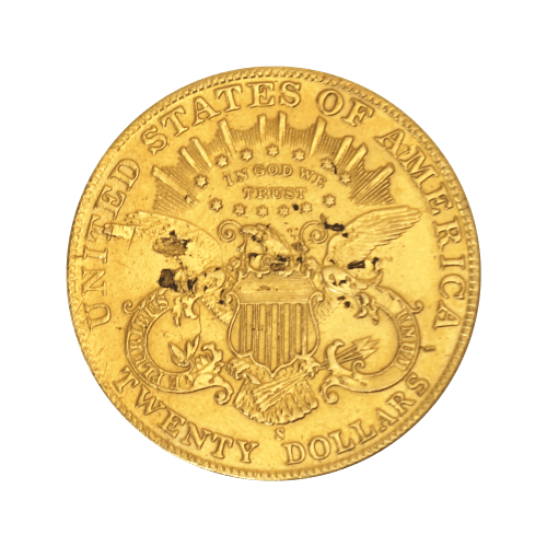 Random Year $20 Liberty Double Eagle Circulated Gold Coin | United States Mint