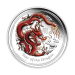 1/2 oz 2012 Lunar Year of the Dragon Colorized Silver Coin