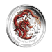 1/2 oz 2012 Lunar Year of the Dragon Colorized Silver Coin