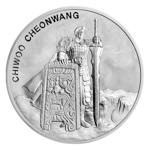 Ronde 1 once d'argent Chiwoo Cheonwang Corée du Sud 2019