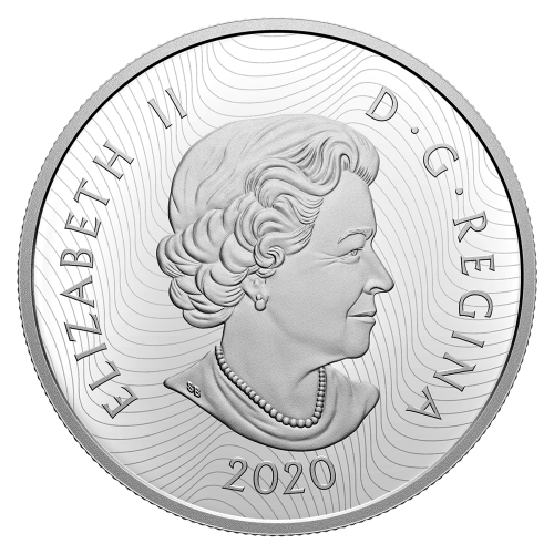 Pièce 2 onces d'argent Icônes imposantes | Orignal colorisée 2020 Monnaie royale canadienne