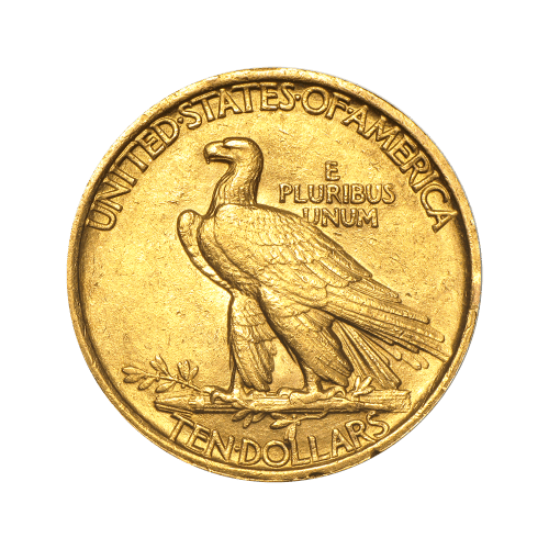 Pièce 10 $ en or Aigle Tête d'Indien de circulation Année aléatoire | Monnaie des États-Unis