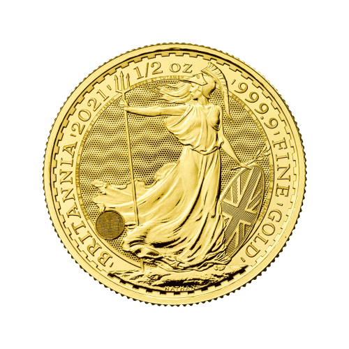 1/2 oz 2021 Britannia Gold Coin | The Royal Mint