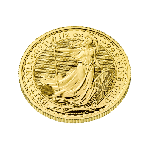 1/2 oz 2021 Britannia Gold Coin | The Royal Mint
