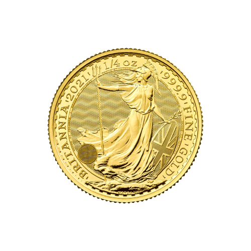 Pièce 1/4 once d'or Britannia 2021