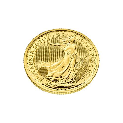 Pièce 1/4 once d'or Britannia 2021