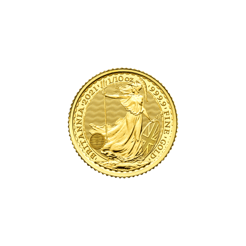 Pièce 1/10 once d'or Britannia 2021