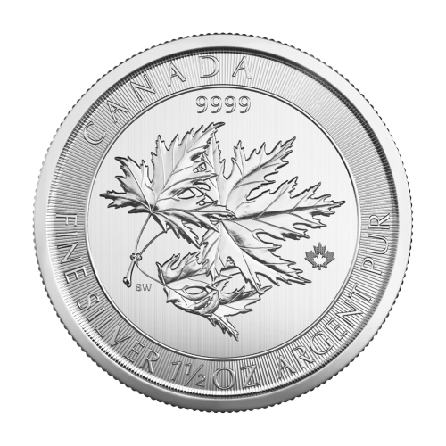 1.5 oz Random Year Canadian Maple Leaf Superleaf Silver Coin | Royal Canadian Mint