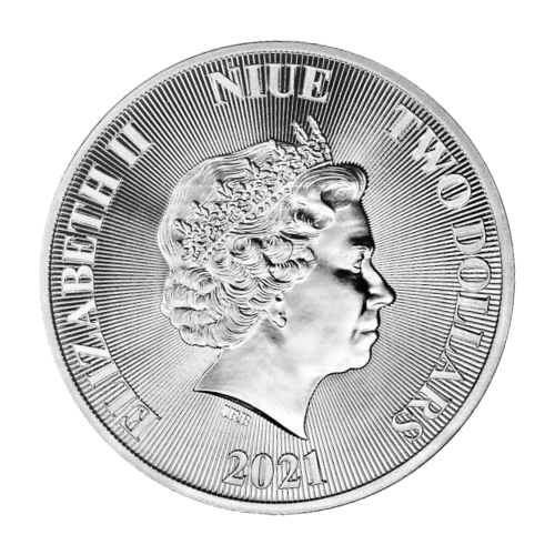 1 oz 2021 Niue Roaring Lion Silver Coin | Silver Gold Bull Estonia
