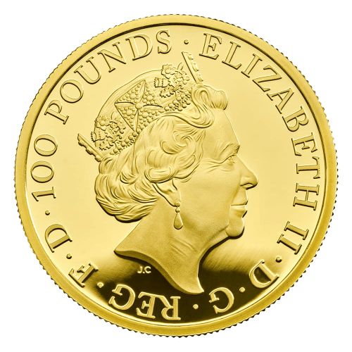 1 oz 2020 Queen's Beasts: White Horse of Hanover Proof Gold Coin | The Royal Mint