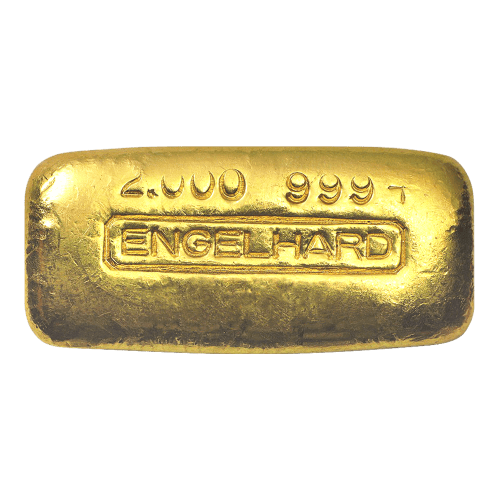 Lingot 2 oz d’or coulé | Engelhard