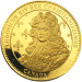 Ronde 5 onces en or Épreuve numismatique Beaver LTEE 1977 | Johnson Matthey