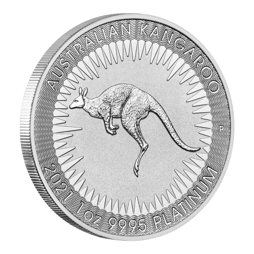 Pièce 1 once de platine Kangourou australienne 2021 | Monnaie de Perth