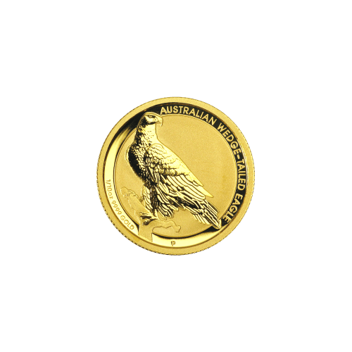 Pièce 1/10 once d'or australienne Aigle à queue fendue Année aléatoire