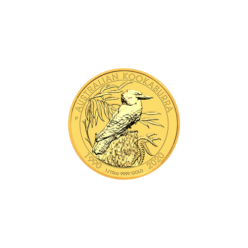1/10 oz 2020 Australian Kookaburra Gold Coin | Perth Mint | Silver