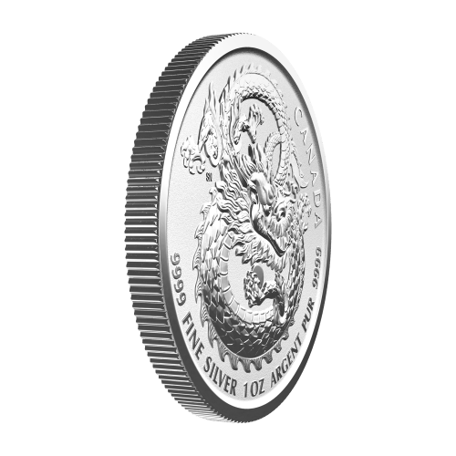 1 oz 2020 Dragon High Relief Silver Coin | Royal Canadian Mint