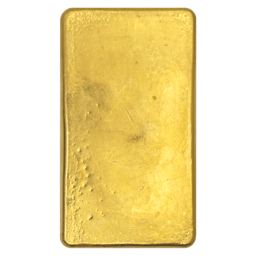 Lingot 10 onces en or coulé à la main | Johnson Matthey