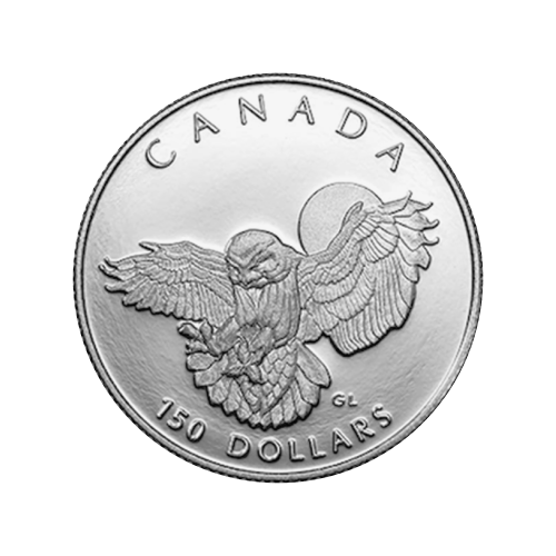 Set of 4 x 1991 Snowy Owl Platinum Proof Coin Set | Royal Canadian Mint