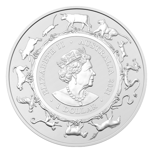 1 oz 2021 Lunar Series: Year of the Ox Silver Coin | Royal Australian Mint