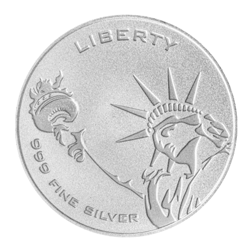 1 oz Freedom Silver Round | Asahi Refining