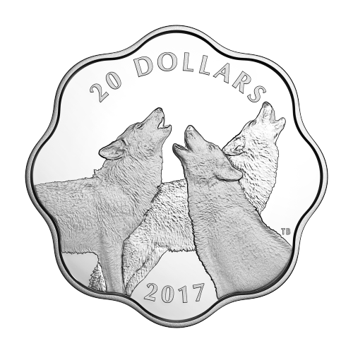2017 Master of The Land: Timberwolf Silver Coin | Royal Canadian Mint