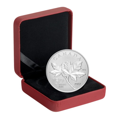 Pièce 1/2 once d'argent Feuilles d'érable canadiennes 2017