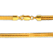 24.0 gram 22 kt Double Foxtail Style Gold Necklace