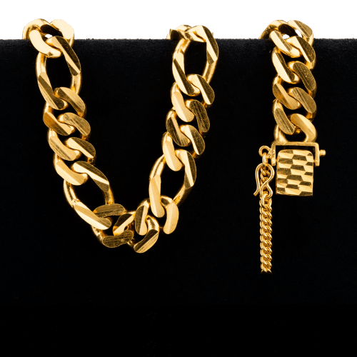 70.0 gram 22 kt Figarucci Style Gold Bracelet