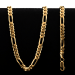 Collier en or 22 carats de style Figarucci de 60,0 grammes