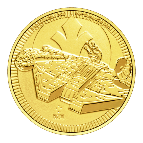 1 oz 2021 Star Wars Millennium Falcon Gold Coin | New Zealand Mint
