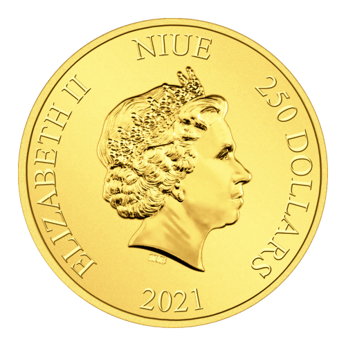 1 oz 2021 Star Wars Millennium Falcon Gold Coin | New Zealand Mint