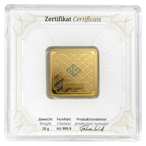 20 grammes Lingot d'or | Geiger Edelmetalle