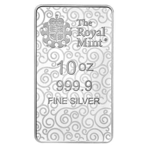 10 oz The Great Engravers Series: Una & the Lion Silver Bar | The
