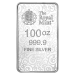 100 oz The Great Engravers Series: Una and the Lion Silver Bar | The Royal Mint