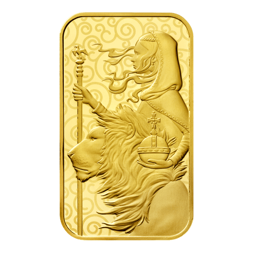 1 oz The Great Engravers Series: Una & the Lion Gold Bar | The