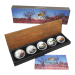 Set of 5 x 1 oz 2013 Discover Australia Silver Coins | Perth Mint
