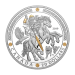 Ensemble de 3 pièces 1 once d'argent Dieux nordiques 2019 Monnaie royale canadienne