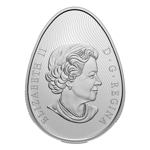 1 oz 2021 Royal Canadian Mint Traditional Pysanka Silver Coin