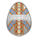 1 oz 2021 Royal Canadian Mint Traditional Pysanka Silver Coin