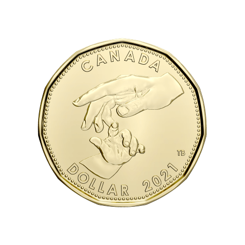 Set of 5 x 2021 Newborn Baby Coins | Royal Canadian Mint