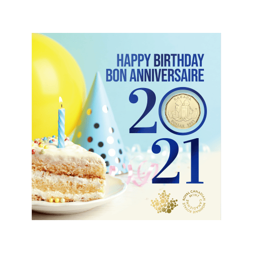 Ensemble de 5 pièces Joyeux anniversaire 2021 | Monnaie royale canadienne