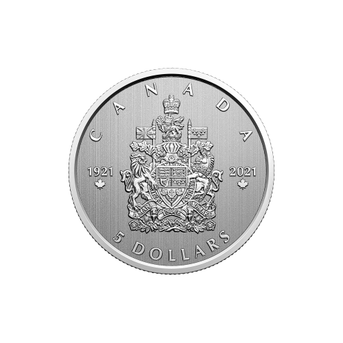 1/4 oz 2021 Moments to Hold: 100th Anniversary of the Arms of Canada Silver Coin | Royal Canadian Mint