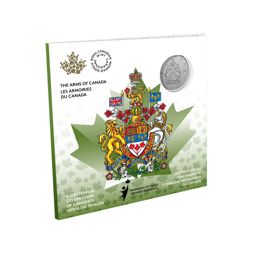1/4 oz 2021 Moments to Hold: 100th Anniversary of the Arms of Canada Silver Coin | Royal Canadian Mint