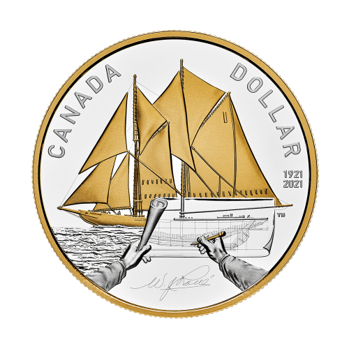 Set of 7 x 2021 100th Anniversary of the Bluenose Proof Silver Coins | Royal Canadian Mint