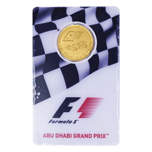 Pièce 1/4 once d’or Grand Prix d’Abu Dhabi 2016 | PAMP Suisse