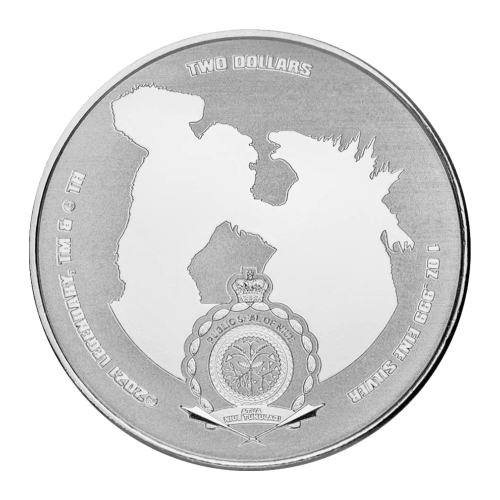 1 oz 2021 Niue Godzilla Silver Coin | New Zealand Mint