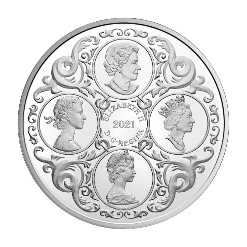 Set of 2 x 1 oz 2021 Royal Celebration Queen Elizabeth II 95th Birthday Coins | Royal Canadian Mint