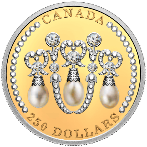 2 oz 2021 Her Majesty Queen Elizabeth's Lover's Knot Tiara Gold Coin | The Royal Canadian Mint